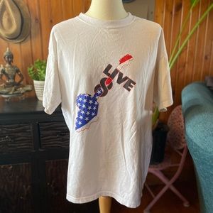Vintage Live 8 tee